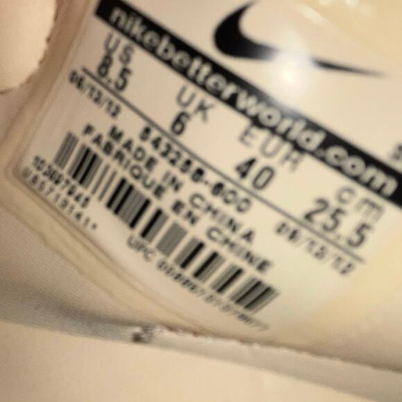 NIKE “Dunk Sky Hi Print “Hyper Red” Sneaker Heels Women’s Size 8.5 - Picture 7 of 12